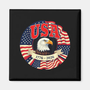 USA 250 patriotische Jubiläumsfeier Magnet