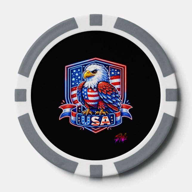 USA 250 POKERCHIPS (Vorderseite)