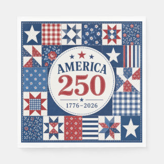 USA 250 Quilted Naphapier Serviette