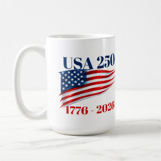 USA 250 Years of Independence 1776 2026 Kaffeetasse