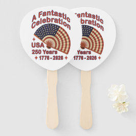 USA 250 Years Patriotic Fan Design – 1776-2026 Fächer