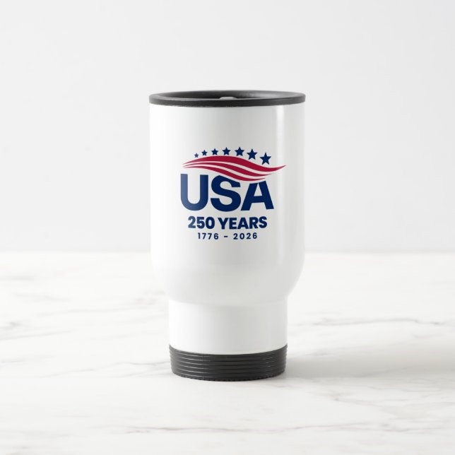 USA 250 Years Reisebecher (Mittel)