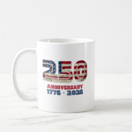 USA 250th Anniversary American Patriotic Gift Kaffeetasse