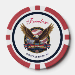 USA 250th Anniversary Event Pokerchips
