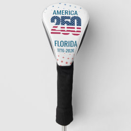 USA 250th Anniversary Florida Stars Stripes Beach  Golf Headcover