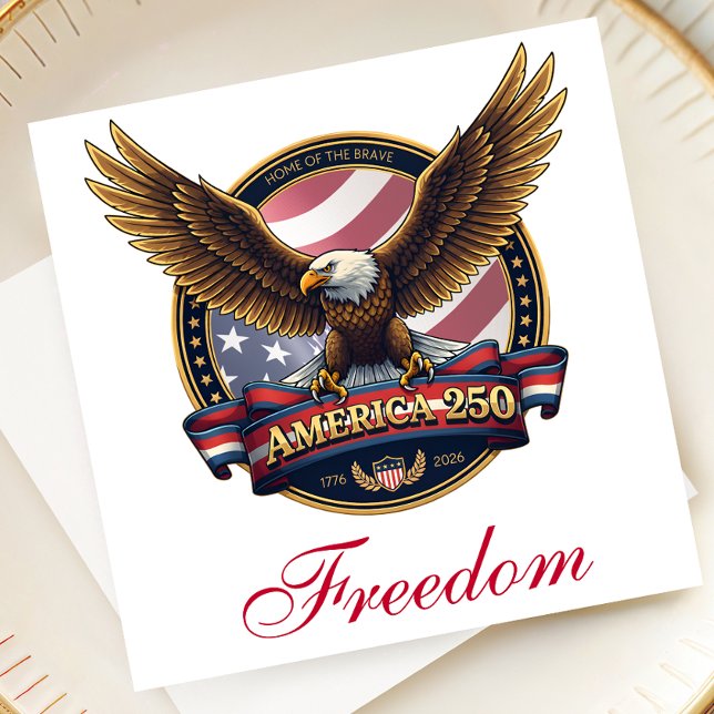 USA 250th Anniversary Party Serviette (Von Creator hochgeladen)