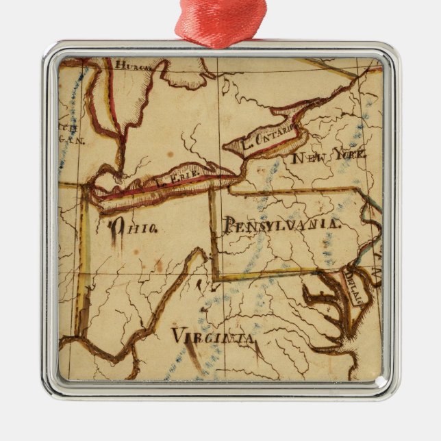 USA 2 ORNAMENT AUS METALL (Vorne)