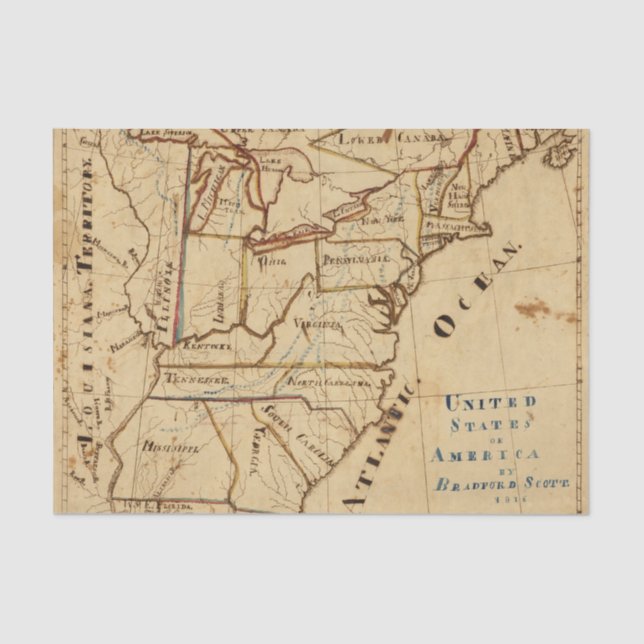 USA 2 SEIDENPAPIER (Vorderseite)