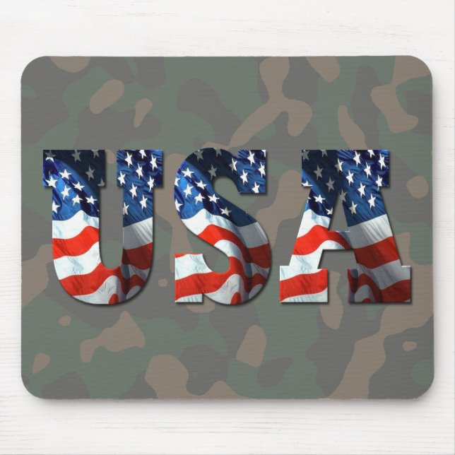 USA-3-D Camouflage-Militärunterstützung durch SKO Mousepad (Vorne)
