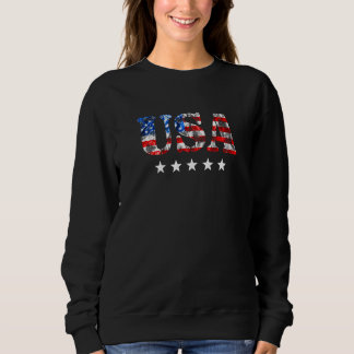 USA 4. Juli Amerikanische Patriotische Fahne 3 Sweatshirt