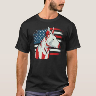 USA 4. Juli Bull Terrier Patriotic American Bu T-Shirt