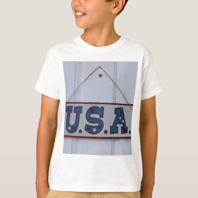 USA 4. Juli Hang T-Shirt (Vorderseite)