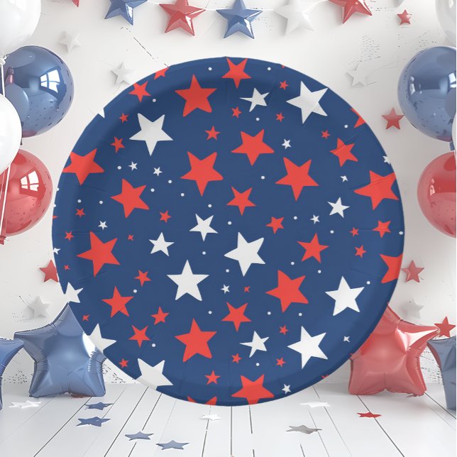 USA 4. Juli Pappteller (Von Creator hochgeladen)
