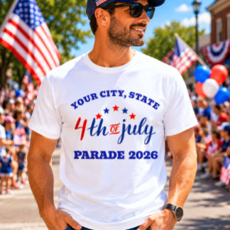 USA 4. Juli-Parade 2026 T-Shirt