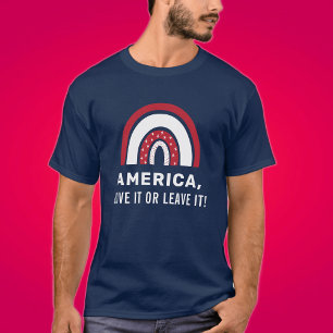 USA 4. Juli Stylischer Patriotischer Amerikanische T-Shirt