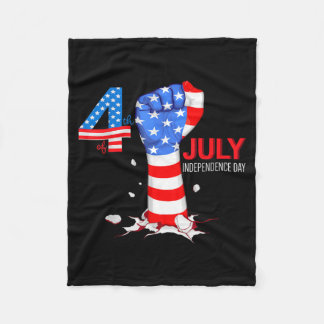 USA 4. Juli Unabhängigkeitstag Einheit Amerikanisc Fleecedecke