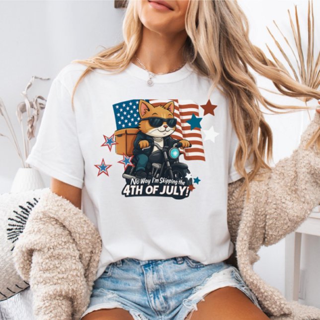 USA 4th of July Shirt, Patriotic Gift for Her  T-Shirt (Von Creator hochgeladen)