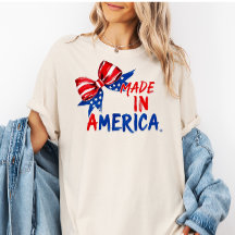 USA 4th of July Shirt, Patriotic Gift for Her 