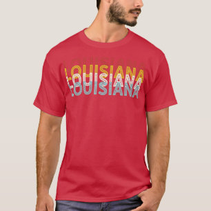 USA 70er Staat Retro Vintag Louisiana T-Shirt