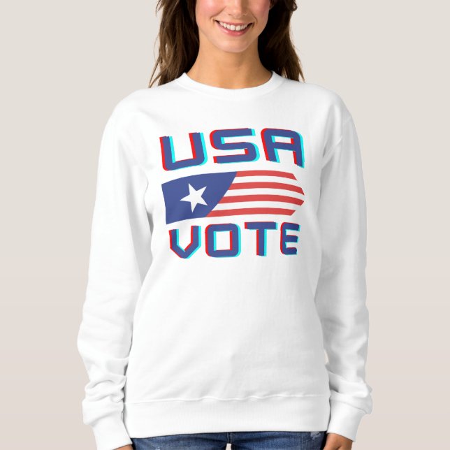 USA ABSTIMMUNG SWEATSHIRT (Vorderseite)
