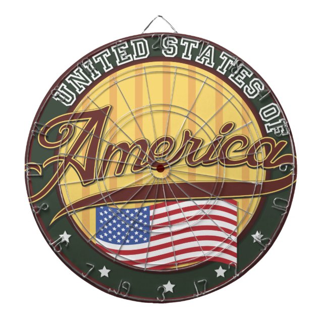 USA-Abzeichen Dartscheibe (vorne)