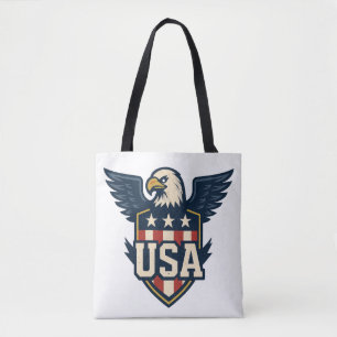 USA Adler Wappen — Vintager Flaggenschild