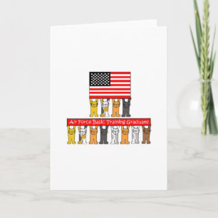 USA Air Force Basic Training Graduate Karte