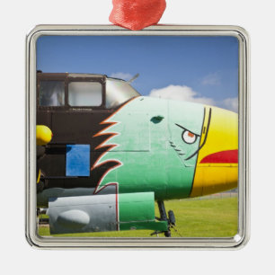 USA, Alabama, Mobile. Battleship Memorial Park, Ornament Aus Metall