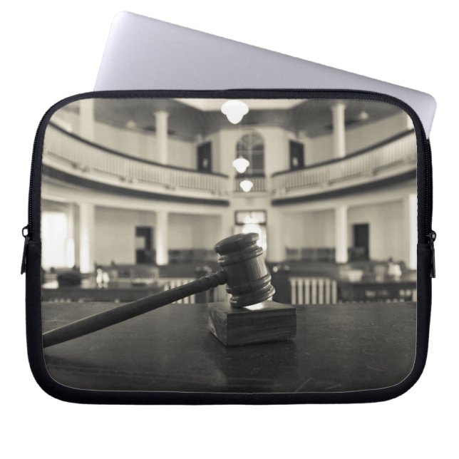 USA, Alabama, Monroeville. Zuhause der Verfasser Laptopschutzhülle (Vorderseite)