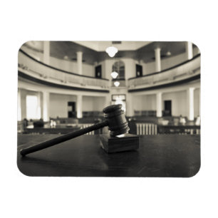 USA, Alabama, Monroeville. Zuhause der Verfasser Magnet