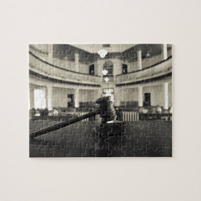 USA, Alabama, Monroeville. Zuhause der Verfasser Puzzle (Horizontal)