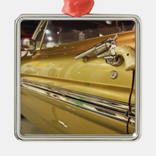 USA, Alabama, Tuscumbia. Alabama Music Hall of 3 Silbernes Ornament