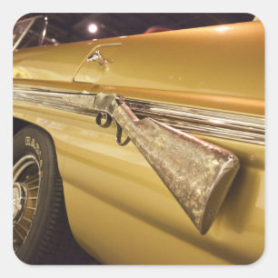 USA, Alabama, Tuscumbia. Alabama Music Hall Quadratischer Aufkleber