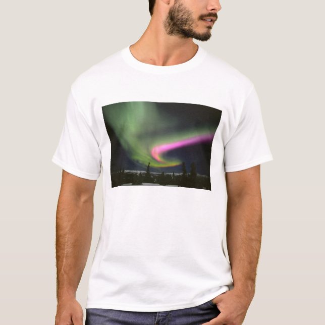 USA, Alaska, Chena Hot Springs. Aurora 2 T-Shirt (Vorderseite)