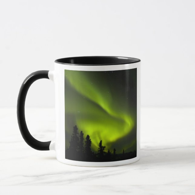 USA, Alaska, Chena Hot Springs. Aurora Borealis 2 Tasse (Links)