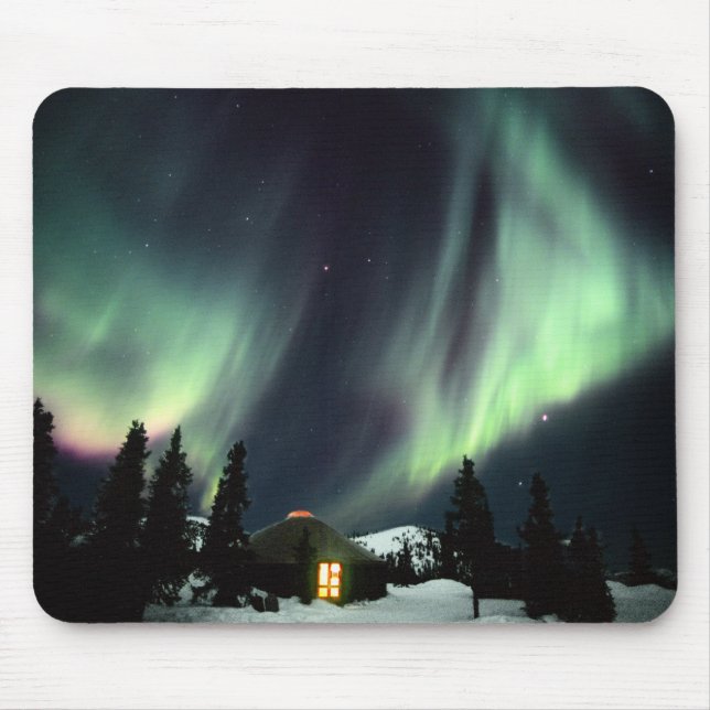 USA, Alaska, Chena Hot Springs.Aurora Mousepad (Vorne)