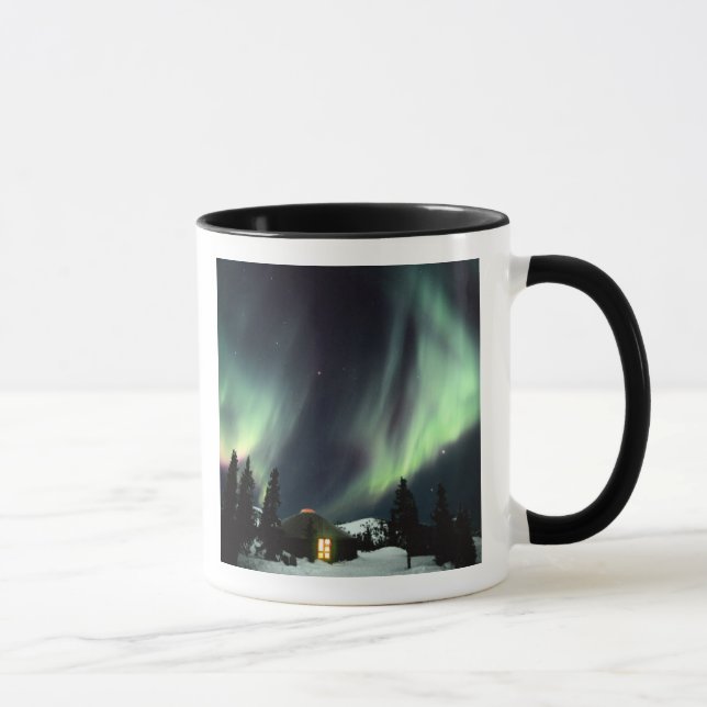USA, Alaska, Chena Hot Springs.Aurora Tasse (Rechts)