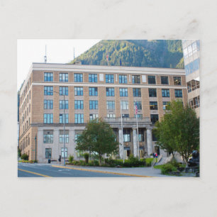 USA - Alaska - Juneau - Staat Hauptstadt Gebäude Postkarte