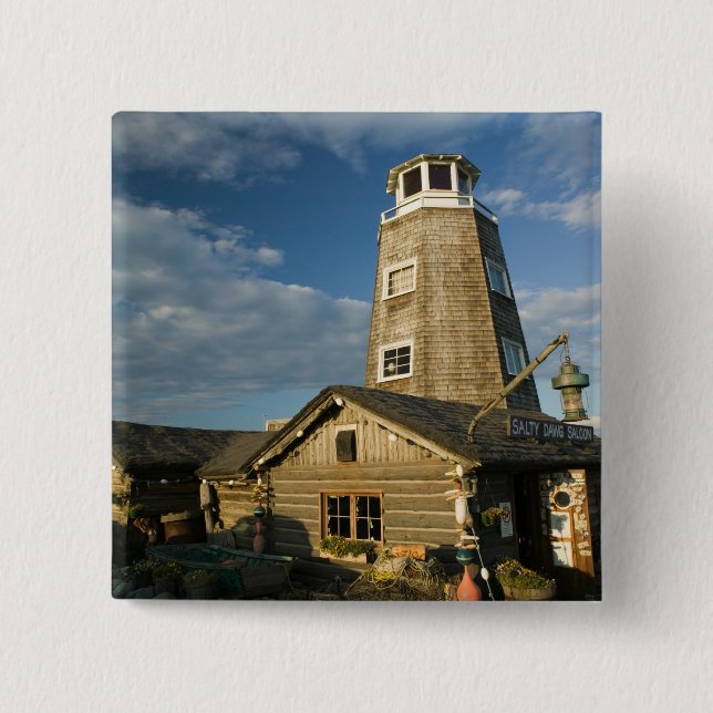 USA, ALASKA, KENAI PENINSULA, HOMER: Homer-Spange Button (Vorderseite)