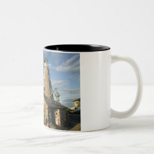 USA, ALASKA, KENAI PENINSULA, HOMER: Homer-Spange Zweifarbige Tasse