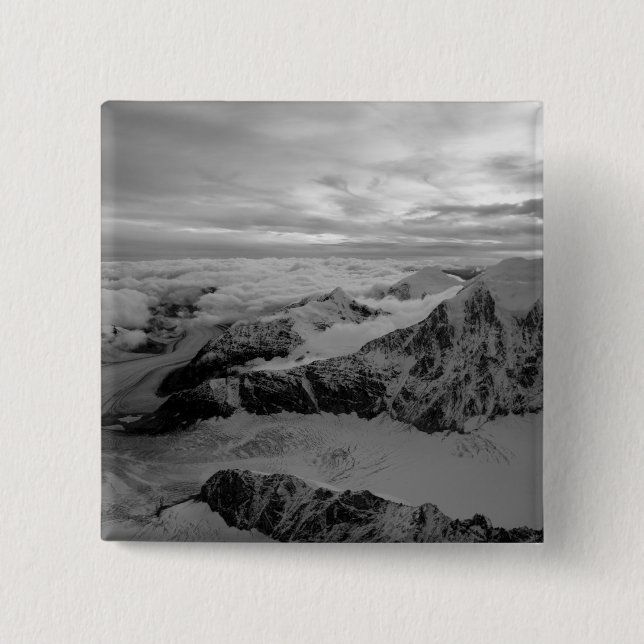 USA, Alaska, Nationalpark Denali, Luftbild 2 Button (Vorderseite)