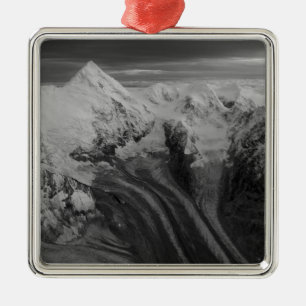 USA, Alaska, Nationalpark Denali, Luftbild 3 Silbernes Ornament