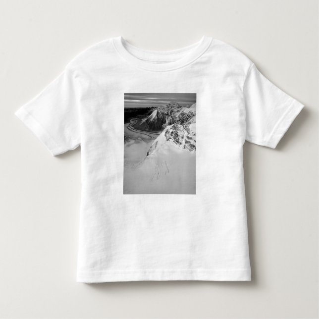 USA, Alaska, Nationalpark Denali, Luftsicht Kleinkind T-shirt (Vorderseite)