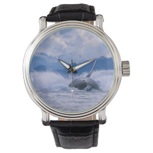 USA, Alaska, Tongass National Forest, Buckelwal Armbanduhr