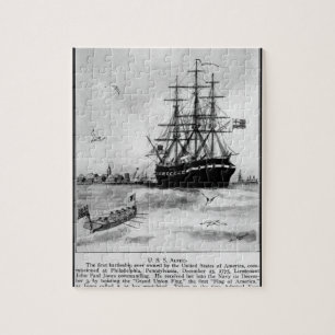 USA Alfred. Das erste Schlachtschiff überhaupt_War Puzzle