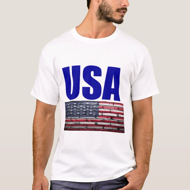 USA , AMERICA T-Shirt (Vorderseite)