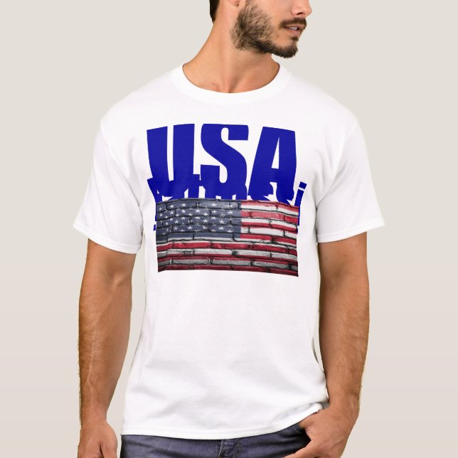 USA AMERICA T-Shirt (Vorderseite)
