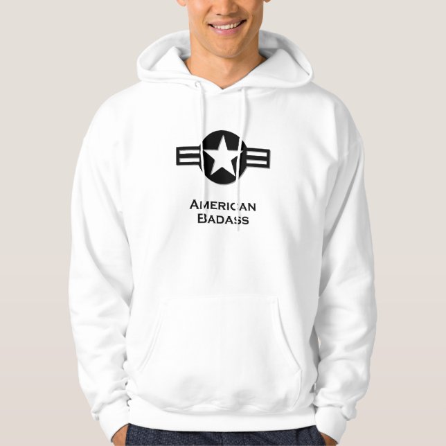 USA American Badass Hoodie (Vorderseite)