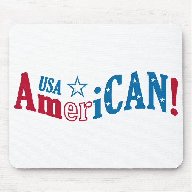 USA AmeriCAN! Custom Mousepad (Vorne)