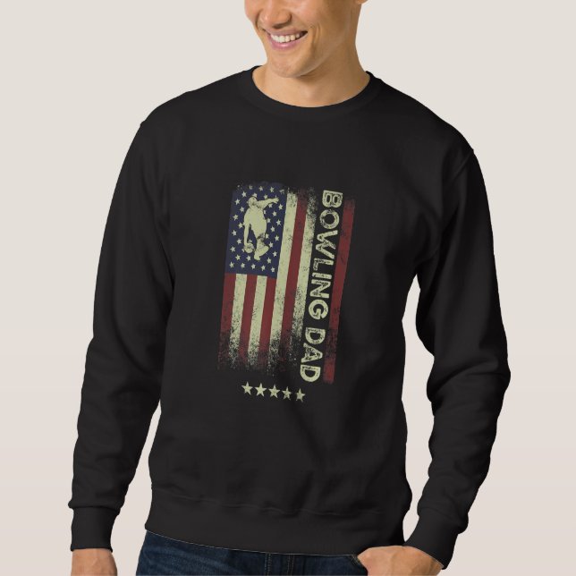 USA American Flag  Bowling Dad  1 Sweatshirt (Vorderseite)